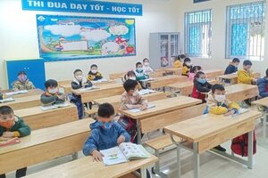 Học sinh lớp 1 - 6 ở Hà Nội đi học, nhà trường tổ chức ăn bán trú ra sao?