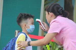 Nam Định cho trẻ mầm non đi học trực tiếp trở lại từ 12/4