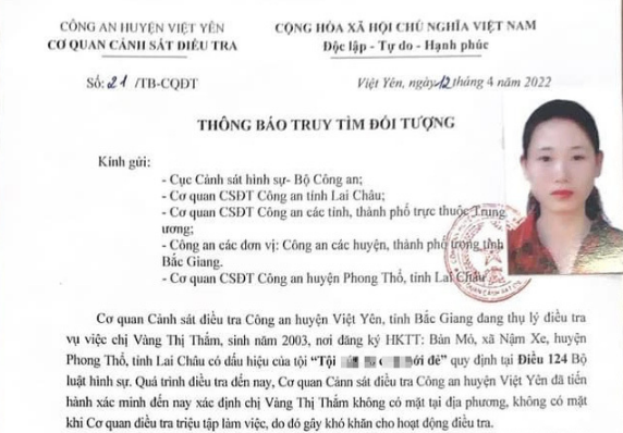 Lời khai sốc của cô gái vứt con mới đẻ ở nhà vệ sinh tại Bắc Giang