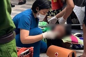 Tài xế xe công nghệ bị thương nặng vì tai nạn hi hữu