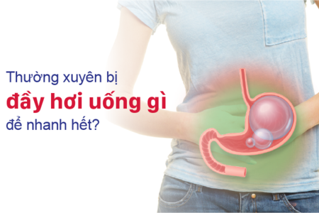 Thường xuyên bị đầy hơi uống gì để nhanh hết?