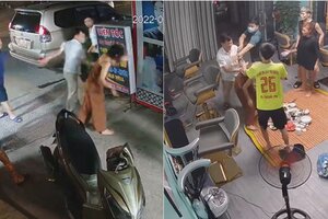 Tạm đình chỉ công tác Phó trưởng Công an phường đánh phụ nữ ở Cao Bằng