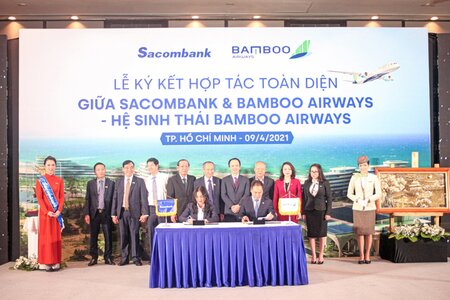 Sacombank của đại gia Dương Công Minh và Bamboo Airways thành đối tác chiến lược