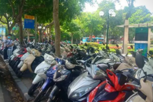 Tên trộm liều lĩnh cướp xe SH từ tay bảo vệ rồi phóng đi