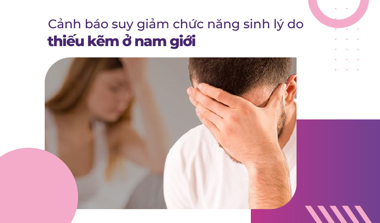 Thiếu kẽm ở nam giới 