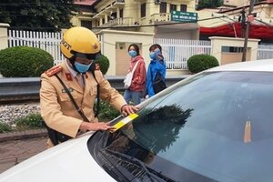 Một số quy định mới về phạt nguội lái xe cần chú ý