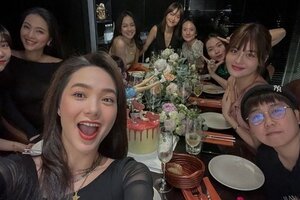 Minh Hằng được nhóm bạn thân tổ chức tiệc độc thân trước ngày cưới