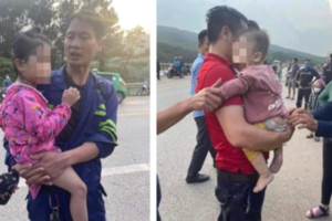 Cứu sống người mẹ ôm hai con nhảy cầu tự tử ở Thanh Hoá