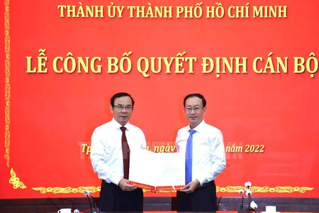 Phó chánh Văn phòng Thành ủy TP.HCM làm bí thư Quận ủy quận 4