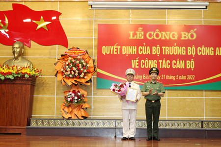 Phó cục trưởng An ninh Kinh tế giữ chức Giám đốc Công an tỉnh Quảng Bình