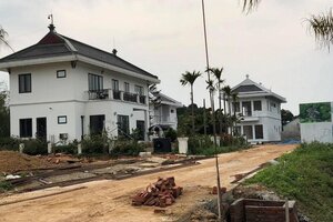 Phá dỡ 24 biệt thự dự án Green Oasis Hòa Bình xây trái phép