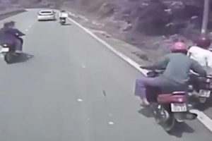 Chủ tịch nước gửi thư khen ngợi người dũng cảm cứu xe máy mất phanh