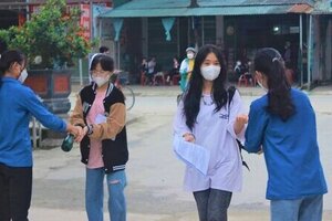 Điện Biên: Tăng hơn 1.000 thí sinh dự thi vào lớp 10 so với năm trước