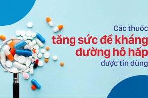 Các thuốc tăng sức đề kháng đường hô hấp cho trẻ được tin dùng