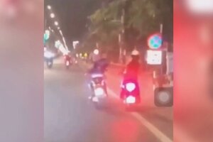 Truy tìm gã đàn ông đi xe SH sàm sỡ cô gái trên phố