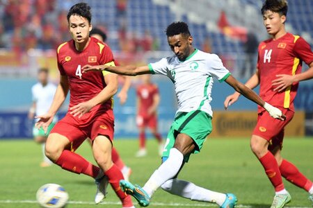 Báo chí Saudi Arabia bất ngờ với lối chơi của U23 Việt Nam