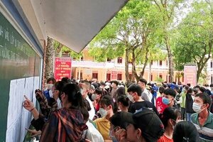 Thanh Hóa: Gần 40.000 thí sinh tham dự kỳ thi vào lớp 10 THPT