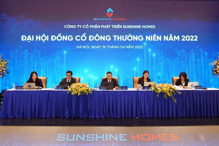 ĐHĐCĐ Sunshine Homes - Mục tiêu tăng trưởng ấn tượng trong chiến lược phát triển bền vững