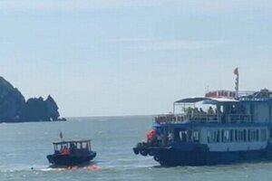 Thông tin mới nhất vụ chìm tàu trên vịnh Lan Hạ khiến 1 người tử vong