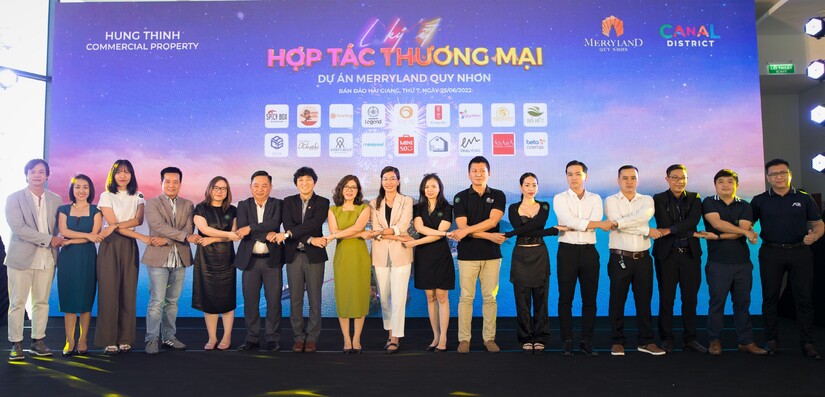 Hung Thinh Commercial Property và các đối tác tham gia Lễ ký kết hợp tác thương mại tại dự án MerryLand Quy Nhơn