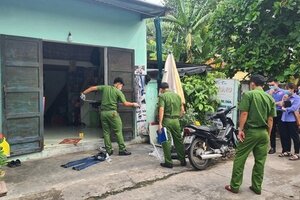 Mâu thuẫn, vợ ném kéo trúng cổ khiến chồng tử vong tại chỗ