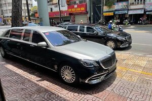 Thiếu gia Bùi Cao Nhật Quân nhập siêu xe cũ Mercedes-Maybach S650 Pullman