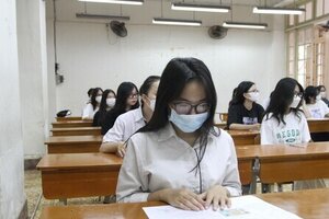 Cả nước có 989.863 thí sinh dự thi tốt nghiệp THPT, 38 người là F0