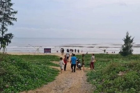 Nghệ An: Cùng bạn ra biển mò ngao, cháu bé 9 tuổi đuối nước tử vong