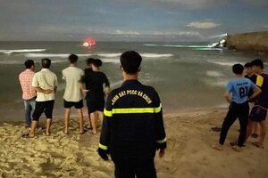 Đuối nước khi tắm biển, 1 người tử vong, 1 người mất tích 