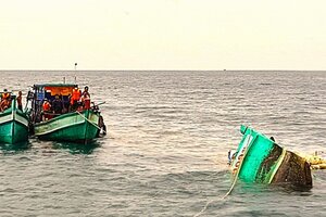 Tìm thấy thi thể ngư dân trong cabin tàu cá bị lốc xoáy đánh chìm trên biển