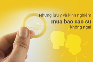 Những lưu ý và kinh nghiệm mua bao cao su không ngại