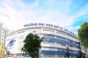 Trường Đại học Mở TPHCM công bố điểm chuẩn trúng tuyển