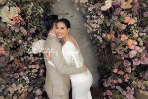 Phạm Hương tung ảnh cưới có chồng đại gia nhưng vẫn quyết không lộ mặt