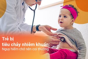 Trẻ bị tiêu chảy nhiễm khuẩn: Tình trạng nguy hiểm chớ nên coi thường