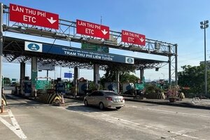 Thu phí không dừng toàn tuyến cao tốc Cầu Giẽ - Ninh Bình từ 1/8