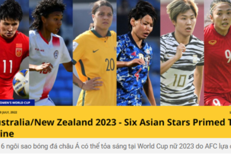 Tiền đạo tuyển Việt Nam lọt Top 6 ngôi sao châu Á đáng xem tại World Cup