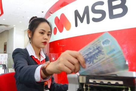 MSB báo lãi trước thuế 6 tháng hơn 3.300 tỷ đồng