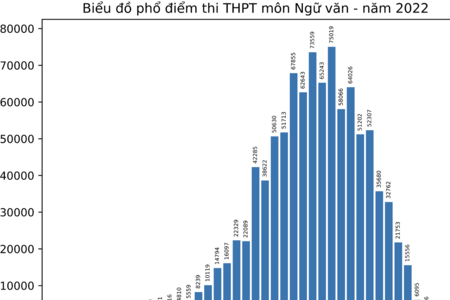Công bố phổ điểm thi tốt nghiệp THPT năm 2022: Một môn có 1.779 thí sinh đạt điểm 10