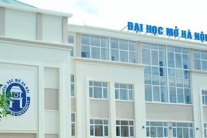 Trường Đại học Mở Hà Nội công bố điểm chuẩn học bạ 2022