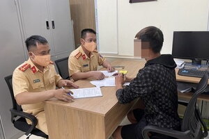 Ph?t 17 tri?u ??ng tài x? ô tô t?i ch?y ng??c chi?u trên cao t?c Hà N?i – Thái Nguyên