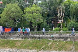 Nguyên nhân ban đầu vụ thi thể người đàn ông đang phân hủy tại bờ sông Tô Lịch