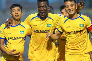 Sông Lam Nghệ An mất hai hảo thủ ở vòng 11 V.League