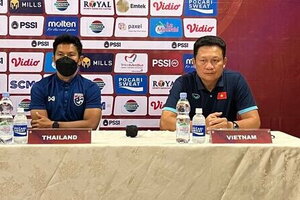 HLV U16 Việt Nam thận trọng trước trận gặp U16 Thái Lan ở bán kết