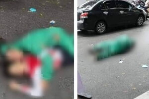 Ghen tuông, người đàn ông sát hại cô gái dã man trên phố rồi tự sát