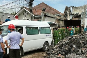 Đã tìm thấy thi thể 3 mẹ con trong vụ cháy nhà ở Ninh Thuận