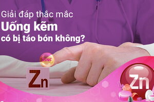 Giải đáp thắc mắc: Uống kẽm có bị táo bón không?