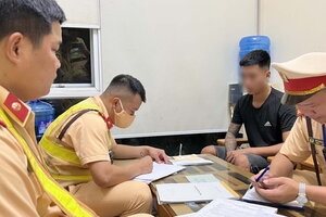 Phạt tài xế dương tính ma túy, không giấy phép vẫn lái xe tải trên cao tốc 46 triệu đồng