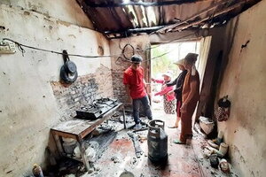 Rò rỉ khí gas khi nấu cỗ, 4 người trong cùng gia đình bị bỏng nặng