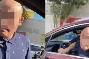 Lái xe ngược chiều, tự xưng 'chánh thanh tra' và có hành vi khiếm nhã khi bị ghi hình