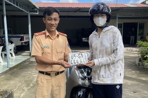 Một phụ nữ ở Cần Thơ bấm được biển số xe ngũ quý 4